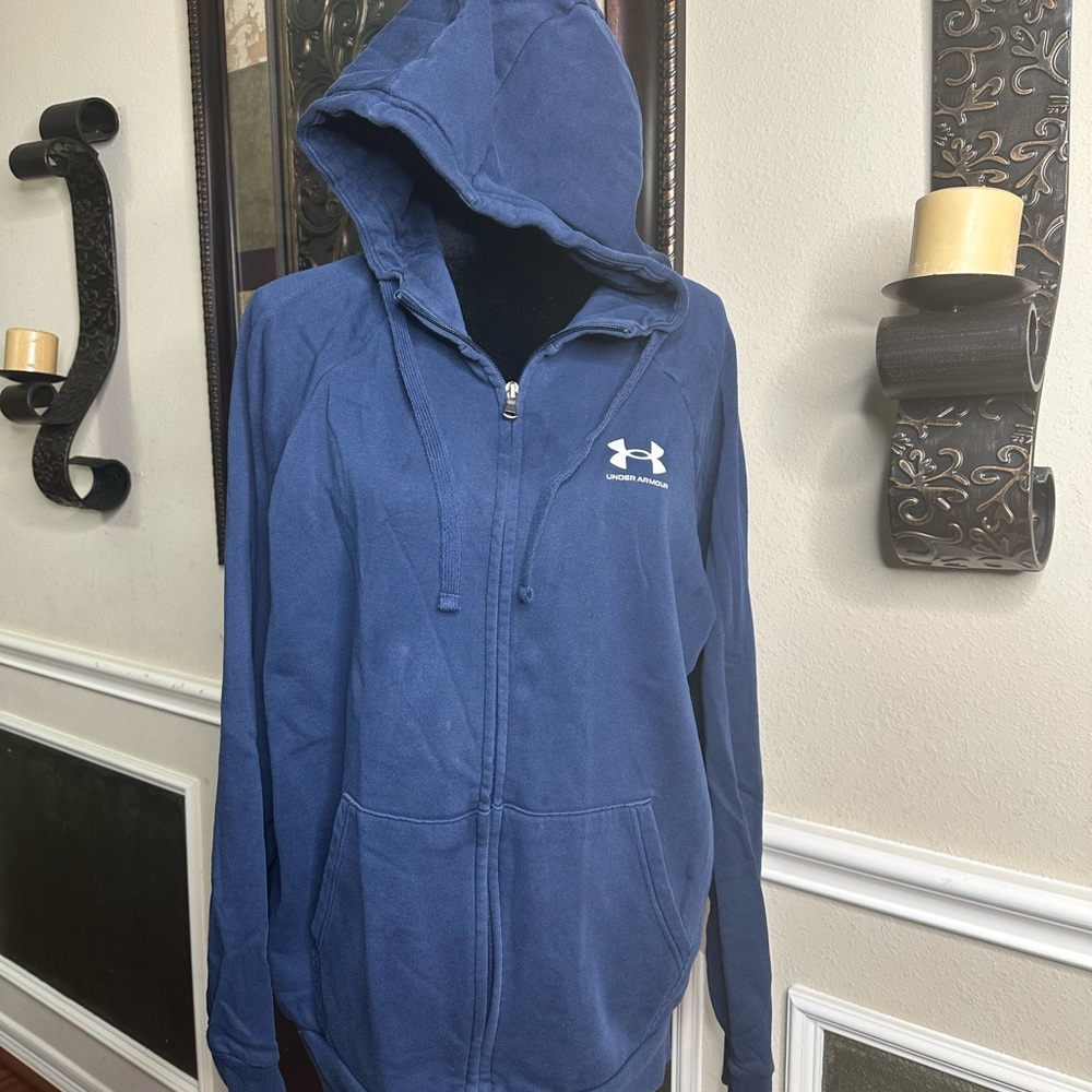 Under Armour Navy Full-Zip Hoodie